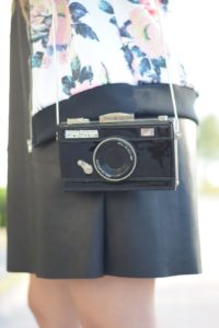 Floral Bomber Jacket and Camara Clutch from Dresslily. Oh Lola Blog. Kimberly Pfaehler.