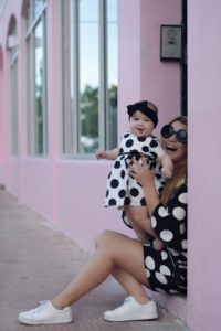 mommy-and-me-fashion-oh-lola-best-miami-fashion-blogger-2016-kimberly-pfaehler-mom-fashion-baby-girl-vera-pfaehler-miami-beach-polka-dots-black-and-white