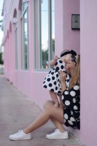 mommy-and-me-fashion-oh-lola-best-miami-fashion-blogger-2016-kimberly-pfaehler-mom-fashion-baby-girl-vera-pfaehler-miami-beach-polka-dots-black-and-white