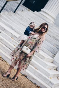 Mother's Day H&M Floral Dress. Spring Dress. Oh Lola. DC Fashion Blogger.