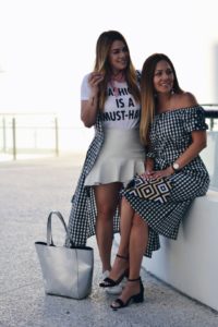 Mother's Day Special! By Oh Lola. D.C Fashion Blogger. Black and White Gingham. Fashion Moms. Lola Pfaehler.