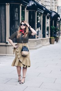 How to match stripes. Oh Lola Washington D.C. Fashion and Lifestyle blog. D.C. Street Style.