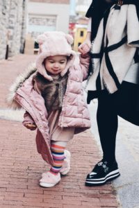 Lola Pfaehler. 3 Tips To Winter Layering. Winter Fashion. Fashion Blogger. Mommie and Me Fashion. Baby Girls Fashion and Style. Washington DC Style Blogger. 