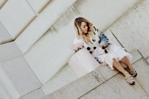 Ruffled Pink Skirt. Oh Lola. Fashion!